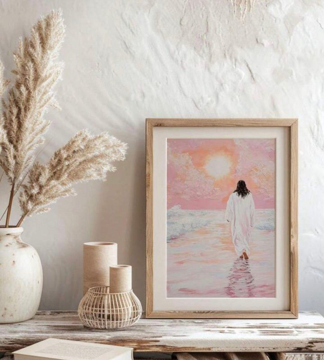 Beautiful Walking Sunset (No Frame)