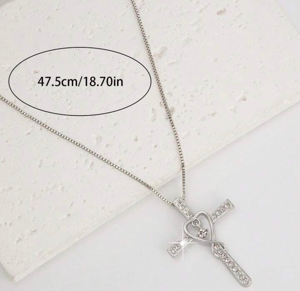 LARGE Cross Statement Necklace