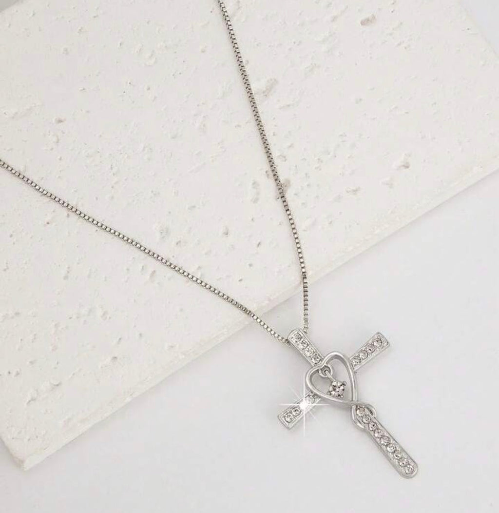 LARGE Cross Statement Necklace