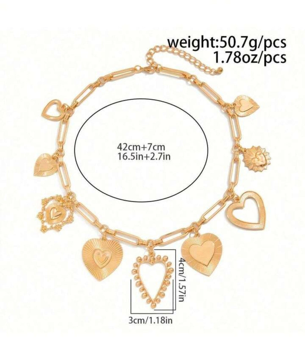 Heart Accent CHAIN Necklace