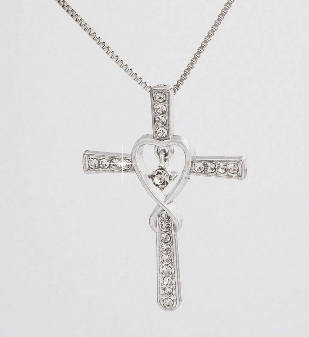 LARGE Cross Statement Necklace