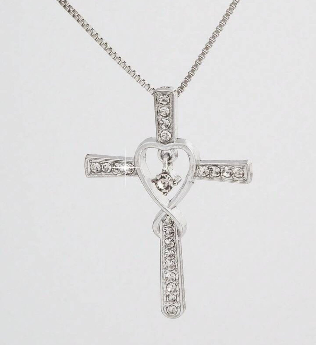 LARGE Cross Statement Necklace